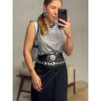 Blusa Cibele Prata