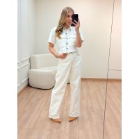 Wide Leg Off White