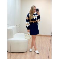 Blusa Tricot Elaine Azul