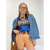 T-shirts Roses Marrom