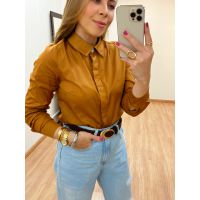 Camisa Beatriz Caramelo
