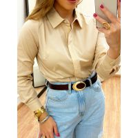 Camisa Beatriz Bege
