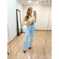 Camisa Beatriz Bege