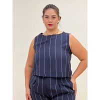 Cropped Nicole Azul