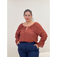 Blusa Berenice Marrom