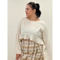 Cropped Leona Bege