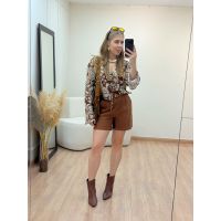 Shorts Matilda Marrom