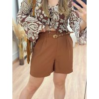 Shorts Matilda Marrom