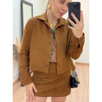 Shorts Saia Francine Marrom