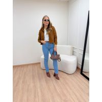 Calça Mom Jeans Com Cinto Jeans