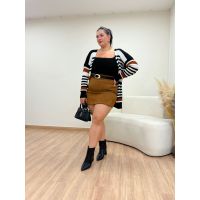 Shorts Saia Francine Marrom
