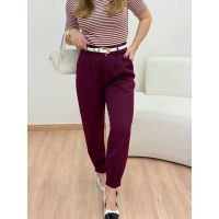 Calça Cenoura Vinho