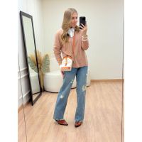 Blusa Poliana Manga Longa Nude