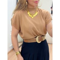 Blusa Malu Amendoa