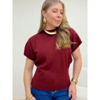 Blusa Malu Vinho