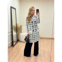 Casaco Tricot Off White