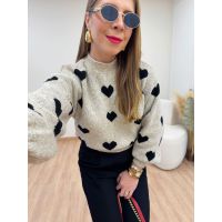 Blusa Love Areia