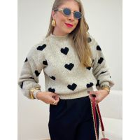 Blusa Love Areia
