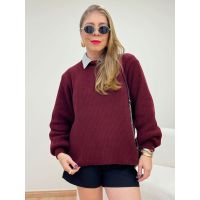 Blusa Penélope Vinho