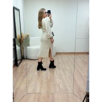 Vestido Penélope Areia