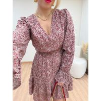 Vestido Charme Bege
