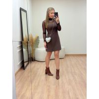 Vestido Laura Marrom