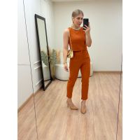 Calça Cotelê Telha