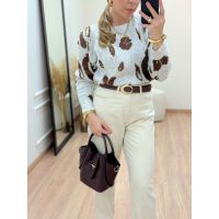Blusa Flora Areia