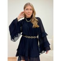Vestido Manuela Preto