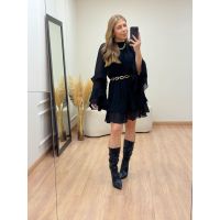 Vestido Manuela Preto