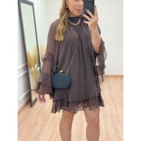 Vestido Manuela Marrom