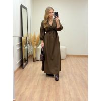 Vestido Marieva Marrom