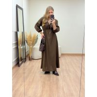 Vestido Marieva Marrom