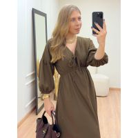 Vestido Marieva Marrom