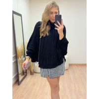 Poncho Betina Preto