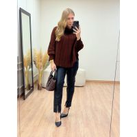 Poncho Betina Marrom