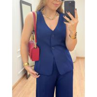 Colete Cléo Azul