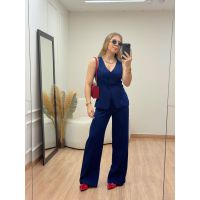 Colete Cléo Azul