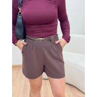 Shorts Marceli Marrom