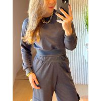 Conjunto Moletom Chumbo