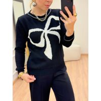 Blusa Laço Preta