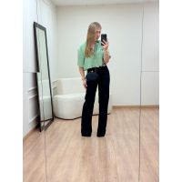 Camisa Cropped Amábile Verde