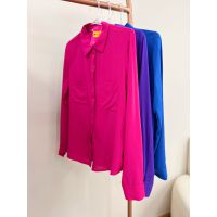 Camisa Viscose Roxa