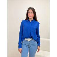 Camisa Viscose Azul