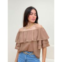 Blusa Ombro A Ombro Fendi