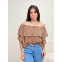 Blusa Ombro A Ombro Fendi