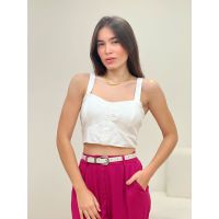 Cropped Viscose Linho