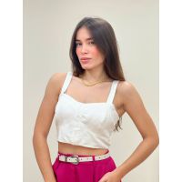 Cropped Viscose Linho