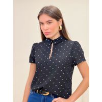 Blusa Coração Preto