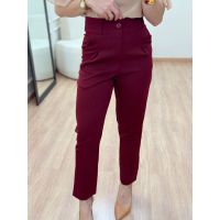 Calça Alfaiataria Reta Marsala
